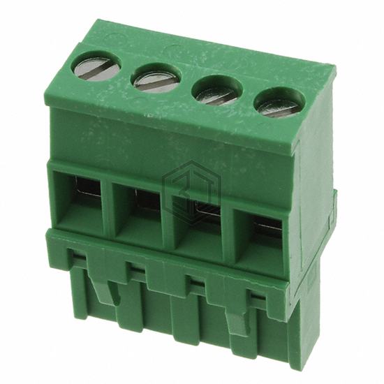 284046-4 - TE Connectivity AMP Connectors - Terminal Blocks - Headers, Plugs and Sockets