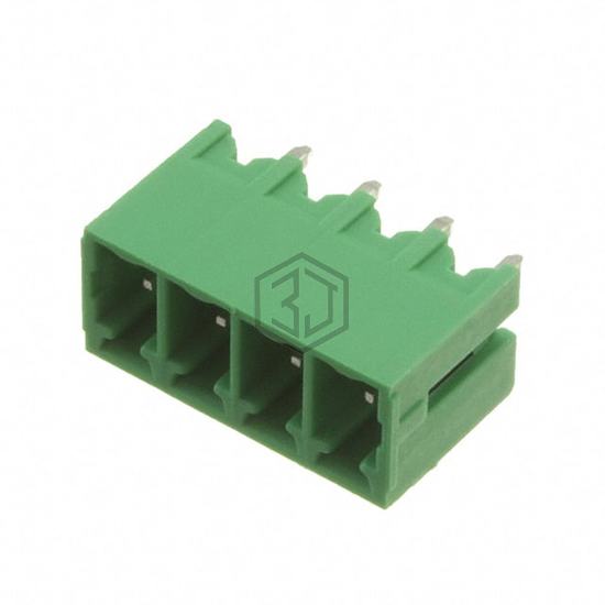 EBRA-04-B - Adam Tech - Terminal Blocks - Headers, Plugs and Sockets