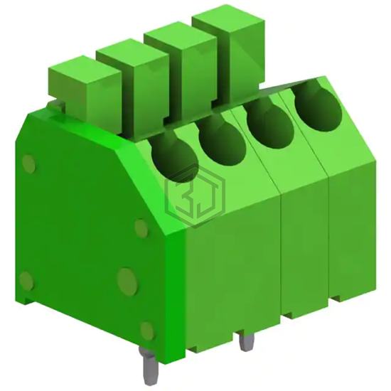 TBS-00-138-03-GR-LF - Major League Electronics - Terminal Blocks - Wire to Board