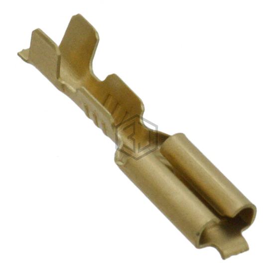 63705-1 - TE Connectivity AMP Connectors - Terminals - Quick Connects, Quick Disconnect Connectors