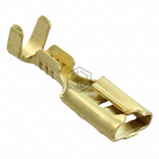 63347-1 - TE Connectivity AMP Connectors - Terminals - Quick Connects, Quick Disconnect Connectors