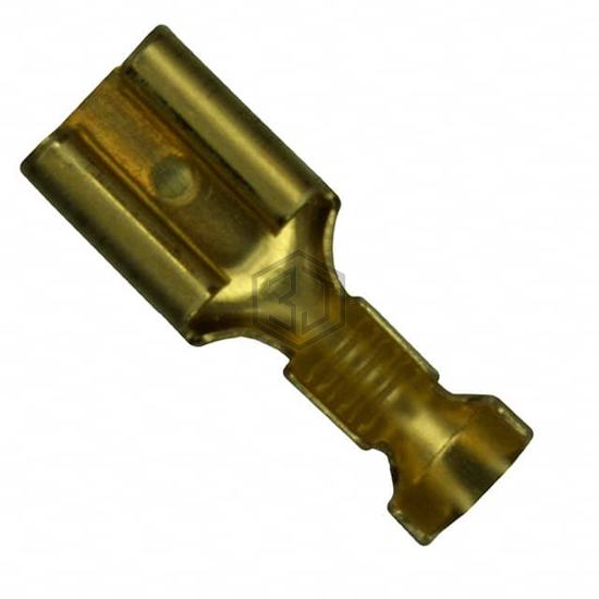 60214-1 - TE Connectivity AMP Connectors - Terminals - Quick Connects, Quick Disconnect Connectors