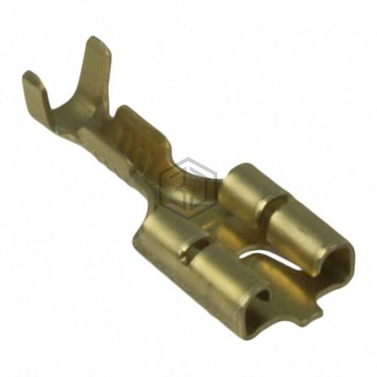 63609-1 - TE Connectivity AMP Connectors - Terminals - Quick Connects, Quick Disconnect Connectors