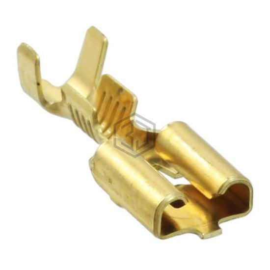 60634-1 - TE Connectivity AMP Connectors - Terminals - Quick Connects, Quick Disconnect Connectors