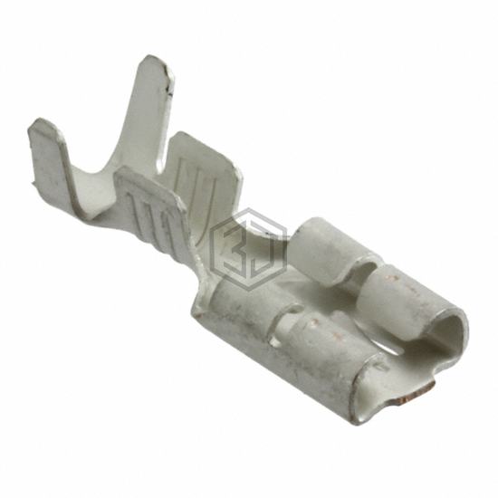63606-3 - TE Connectivity AMP Connectors - Terminals - Quick Connects, Quick Disconnect Connectors