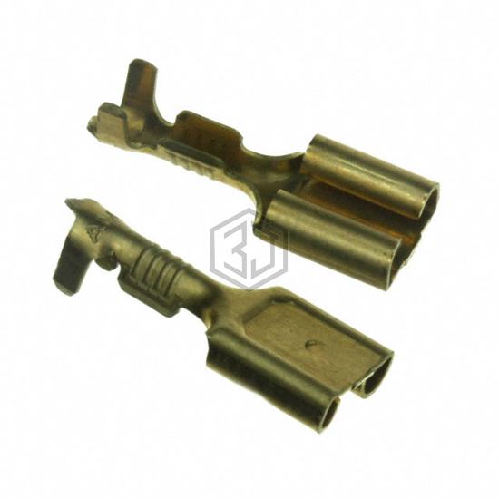 63127-1 - TE Connectivity AMP Connectors - Terminals - Quick Connects, Quick Disconnect Connectors
