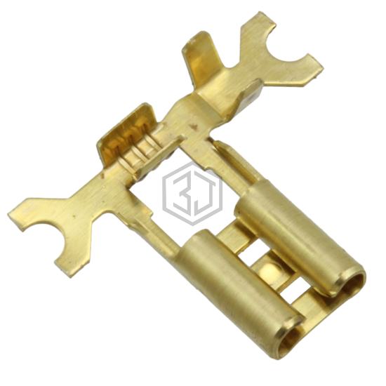 1742086-1 - TE Connectivity AMP Connectors - Terminals - Quick Connects, Quick Disconnect Connectors