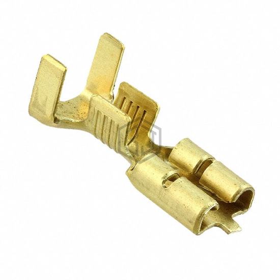 63539-2 - TE Connectivity AMP Connectors - Terminals - Quick Connects, Quick Disconnect Connectors