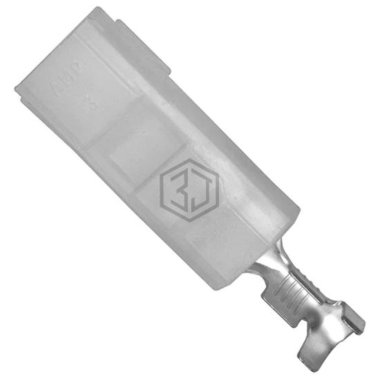 520963-2 - TE Connectivity AMP Connectors - Terminals - Quick Connects, Quick Disconnect Connectors