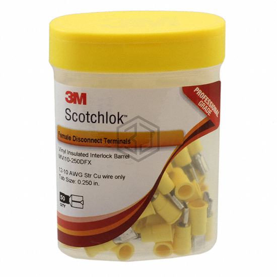 MVI10-250DFX-BOTTLE - 3M - Terminals - Quick Connects, Quick Disconnect Connectors