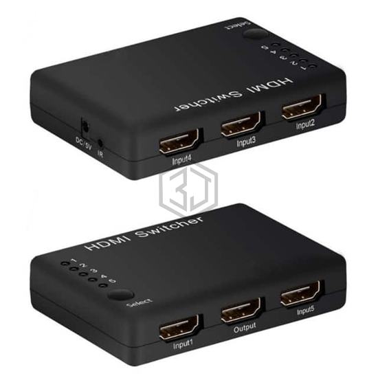 SANOXY-DSV-5X1-HDMI-BOX - Sanoxy - USB, DVI, HDMI Connectors - Adapters