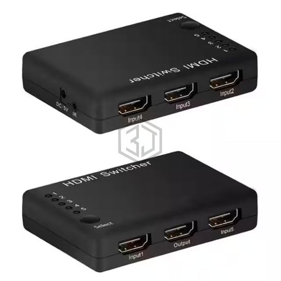 SANOXY-5X1-HDMI-BOX - Sanoxy - USB, DVI, HDMI Connectors - Adapters