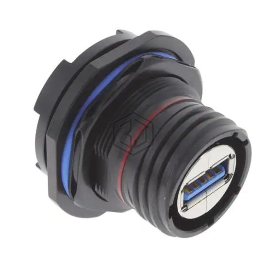 USB3FTV7SAZNF459 - Amphenol Socapex - USB, DVI, HDMI Connectors