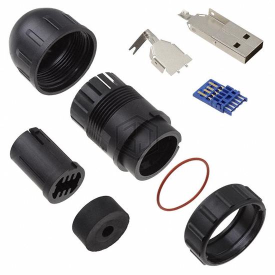 DCC-US3AT-180 - Conxall/Switchcraft - USB, DVI, HDMI Connectors