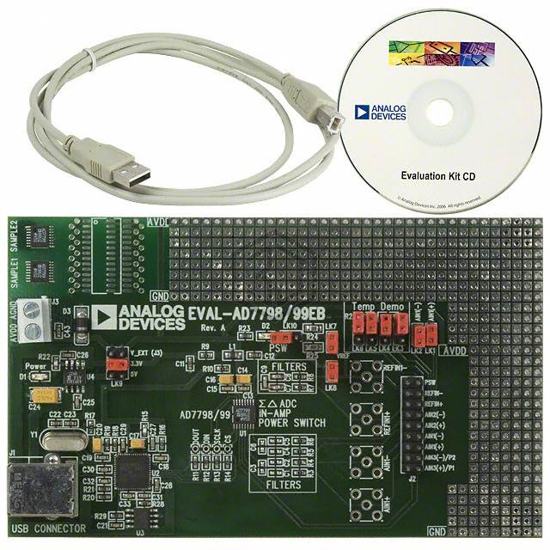 EVAL-AD7799EBZ - Analog Devices Inc. - Evaluation Boards - Analog to Digital Converters (ADCs)