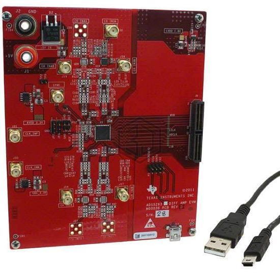 ADS5263EVM - Texas Instruments - Evaluation Boards - Analog to Digital Converters (ADCs)