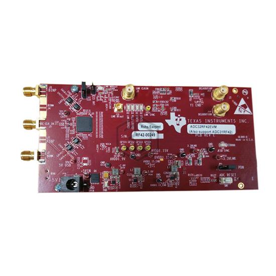 ADC32RF42EVM - Texas Instruments - Evaluation Boards - Analog to Digital Converters (ADCs)