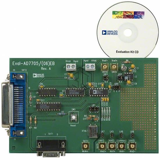 EVAL-AD7705EBZ - Analog Devices Inc. - Evaluation Boards - Analog to Digital Converters (ADCs)