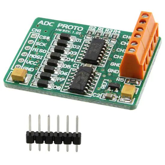 MIKROE-326 - MikroElektronika - Evaluation Boards - Analog to Digital Converters (ADCs)
