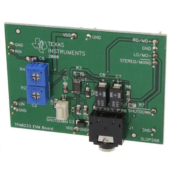 TPA0233EVM - Texas Instruments - Evaluation Boards - Audio Amplifiers