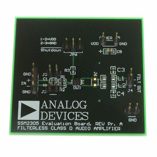 SSM2305-EVALZ - Analog Devices Inc. - Evaluation Boards - Audio Amplifiers
