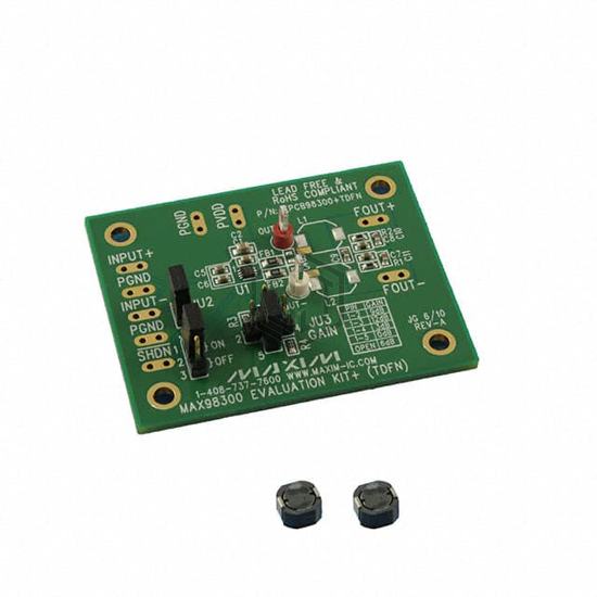 MAX98300EVKIT+TDFN - Analog Devices Inc./Maxim Integrated - Evaluation Boards - Audio Amplifiers