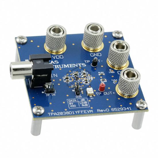 TPA2038D1YFFEVM - Texas Instruments - Evaluation Boards - Audio Amplifiers
