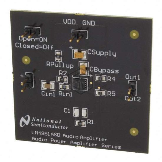 LM4951ASDBD - Texas Instruments - Evaluation Boards - Audio Amplifiers