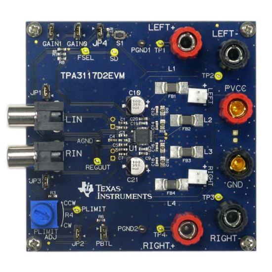TPA3117D2EVM - Texas Instruments - Evaluation Boards - Audio Amplifiers