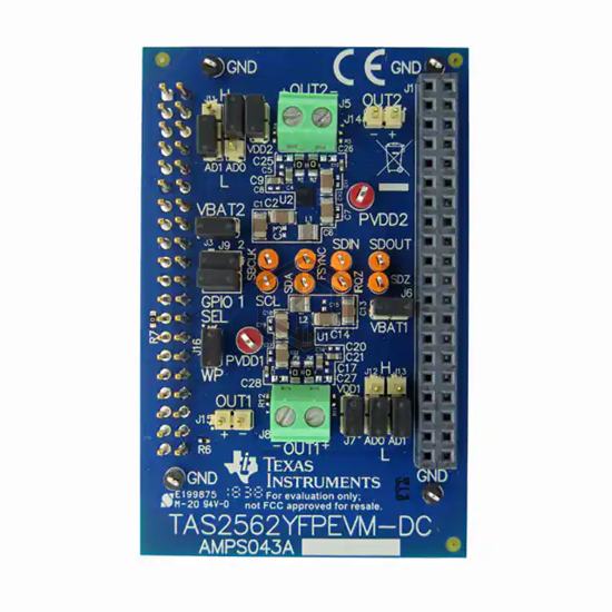 TAS2562YFPEVM-DC - Texas Instruments - Evaluation Boards - Audio Amplifiers