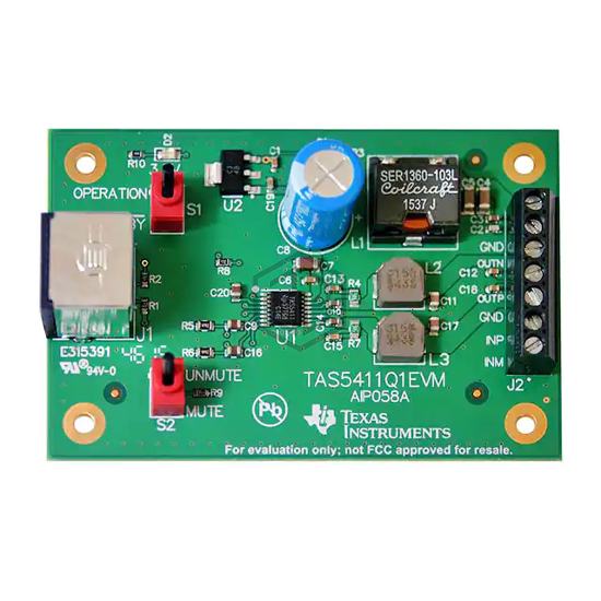 TAS5411Q1EVM - Texas Instruments - Evaluation Boards - Audio Amplifiers