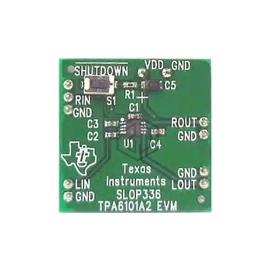 TPA6101A2EVM - Texas Instruments - Evaluation Boards - Audio Amplifiers