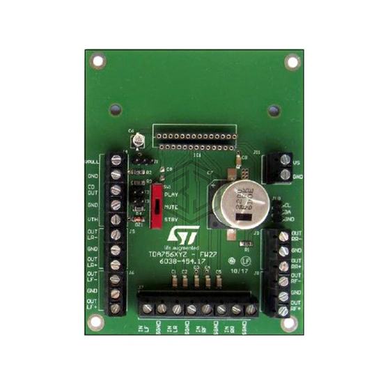 EVAL-TDA756X - STMicroelectronics - Evaluation Boards - Audio Amplifiers