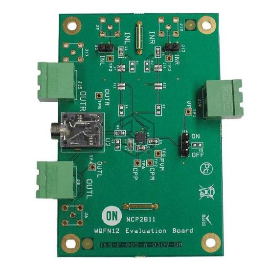 NCP2811BMTTXGEVB - onsemi - Evaluation Boards - Audio Amplifiers