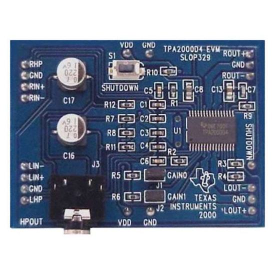 TPA2000D4EVM - Texas Instruments - Evaluation Boards - Audio Amplifiers