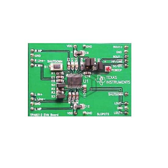 TPA0212EVM - Texas Instruments - Evaluation Boards - Audio Amplifiers
