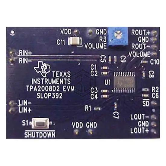 TPA2008D2EVM - Texas Instruments - Evaluation Boards - Audio Amplifiers