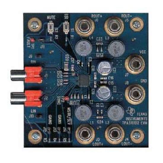TPA3101D2EVM - Texas Instruments - Evaluation Boards - Audio Amplifiers