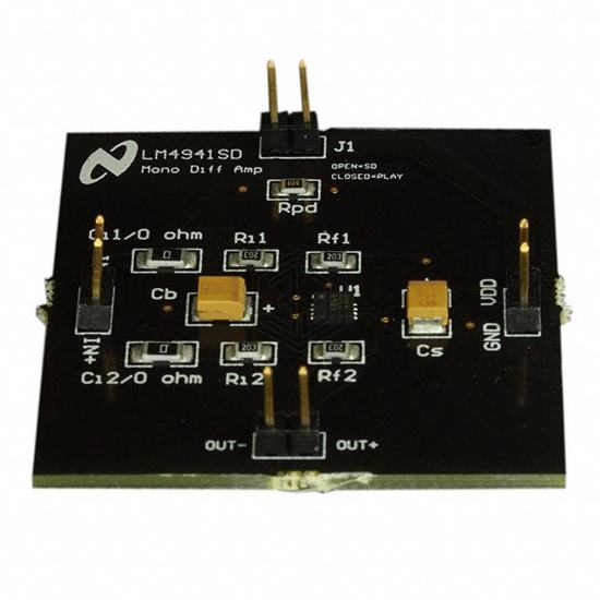 LM4941SDBD/NOPB - Texas Instruments - Evaluation Boards - Audio Amplifiers