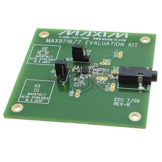 MAX9716EVKIT - Analog Devices Inc./Maxim Integrated - Evaluation Boards - Audio Amplifiers