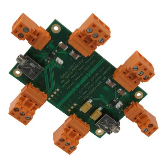 NCP2809AEVB - onsemi - Evaluation Boards - Audio Amplifiers