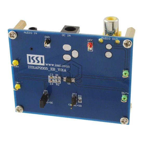 IS31AP2005-DLS2-EB - ISSI, Integrated Silicon Solution Inc - Evaluation Boards - Audio Amplifiers