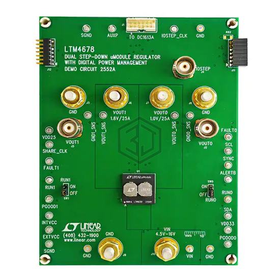 DC2552A - Analog Devices Inc. - Evaluation Boards - DC/DC & AC/DC (Off-Line) SMPS