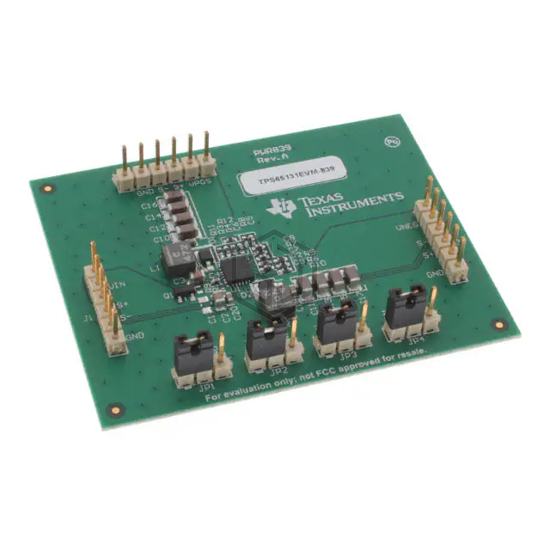 TPS65131EVM-839 - Texas Instruments - Evaluation Boards - DC/DC & AC/DC (Off-Line) SMPS