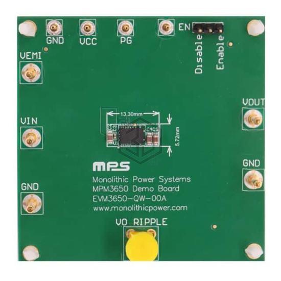 EVM3650-QW-00A - Monolithic Power Systems Inc. - Evaluation Boards - DC/DC & AC/DC (Off-Line) SMPS