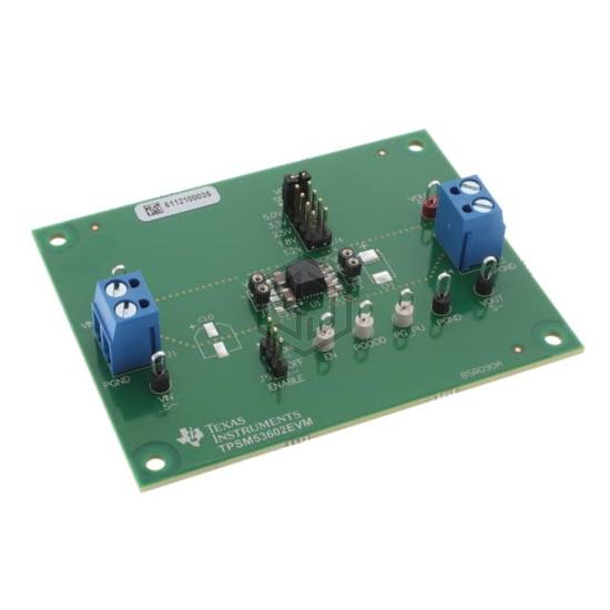 TPSM53602EVM - Texas Instruments - Evaluation Boards - DC/DC & AC/DC (Off-Line) SMPS