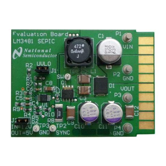 LM3481SEPICEVAL/NOPB - Texas Instruments - Evaluation Boards - DC/DC & AC/DC (Off-Line) SMPS