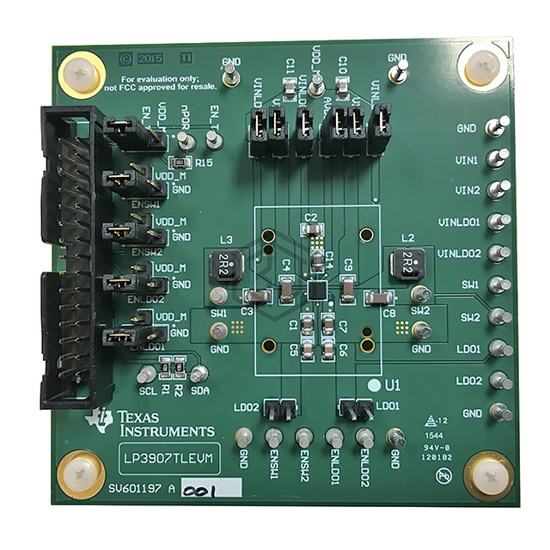 LP3907TLEVM - Texas Instruments - Evaluation Boards - DC/DC & AC/DC (Off-Line) SMPS