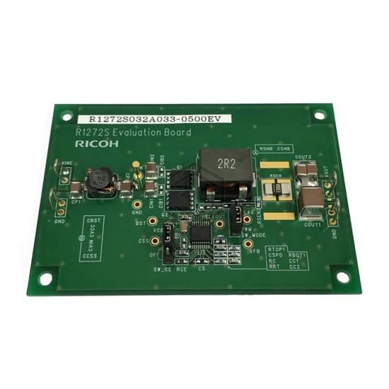 R1272S032A033-0500EV - Nisshinbo Micro Devices Inc. - Evaluation Boards - DC/DC & AC/DC (Off-Line) SMPS