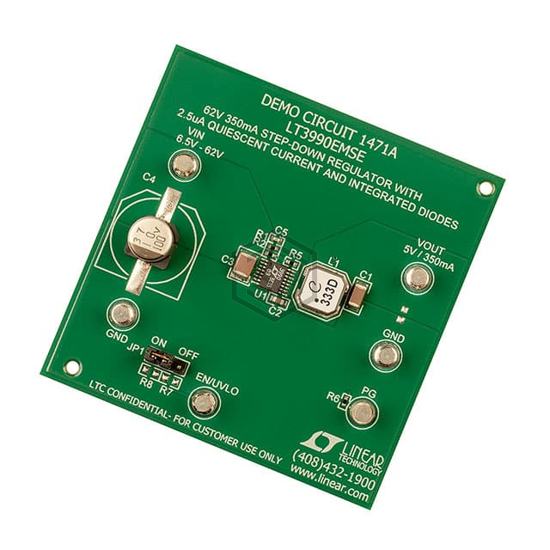 DC1471A - Analog Devices Inc. - Evaluation Boards - DC/DC & AC/DC (Off-Line) SMPS